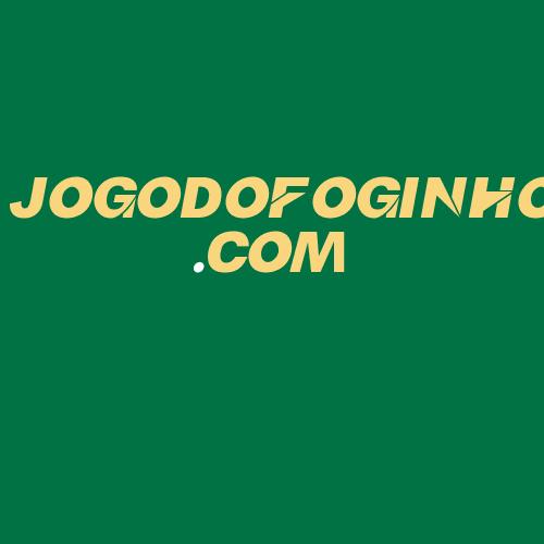 Logo da JOGODOFOGINHO